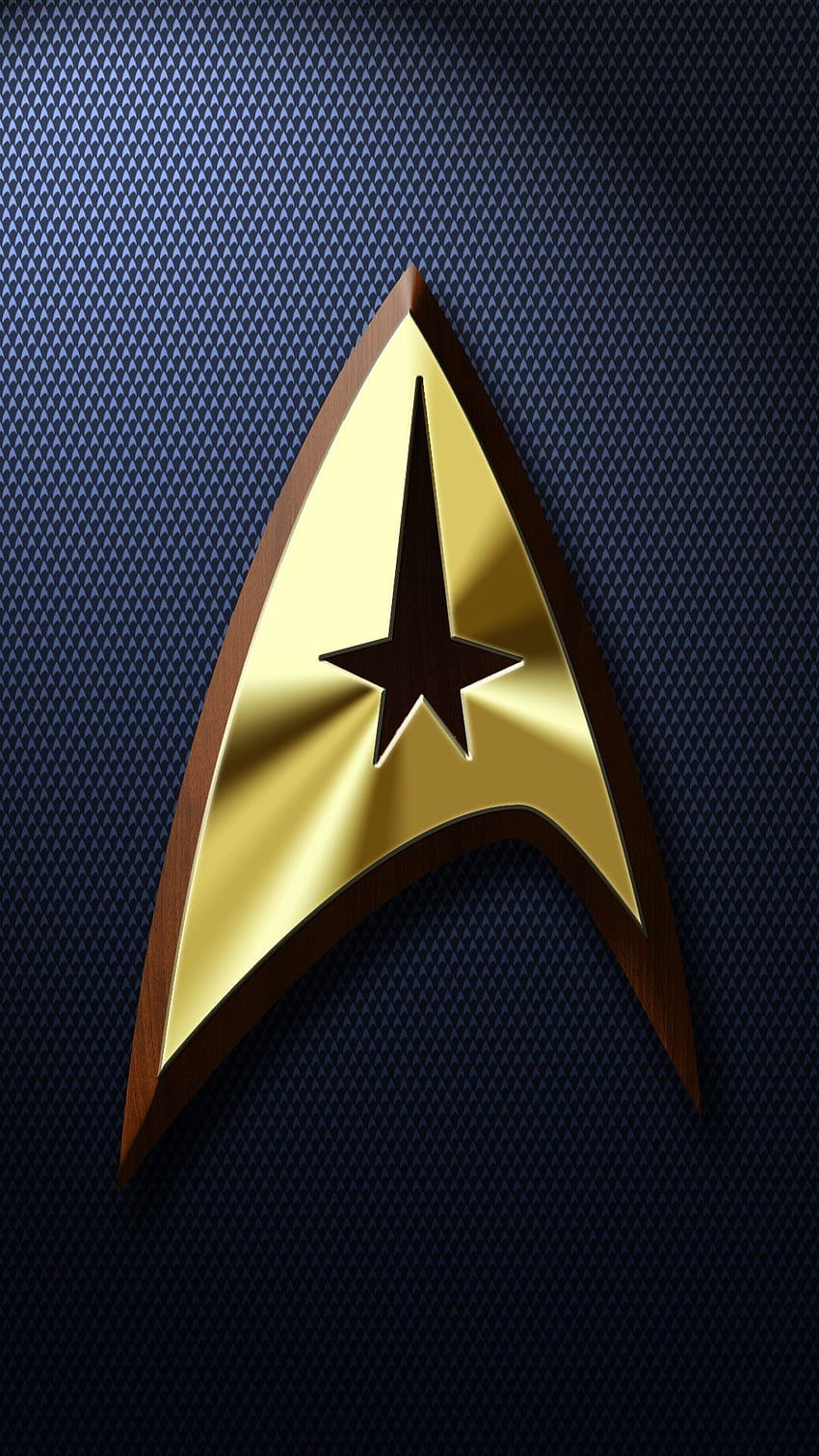 Gwiezdna Flota Dowództwo Lotnictwa Kosmicznego Star Trek przez Gazomg Data Tapeta na telefon HD