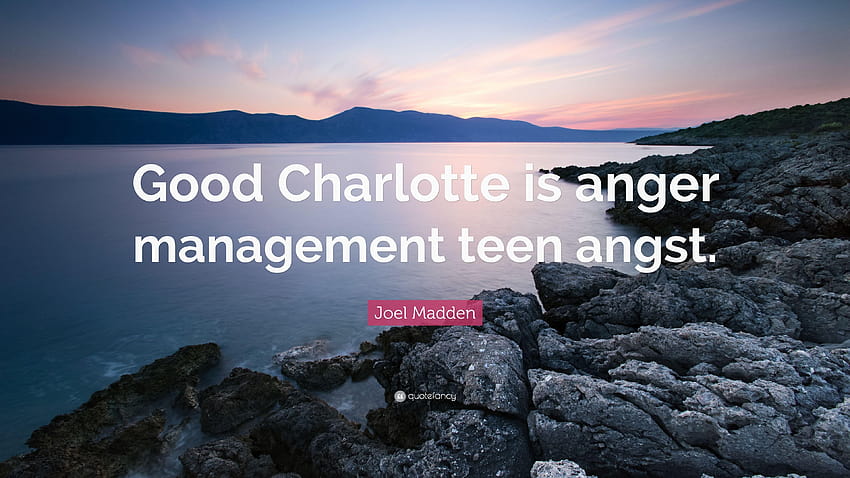 Joel Madden Quote: “Good Charlotte is anger management teen angst HD wallpaper
