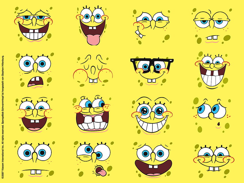 Spongebob SquarePants, faccia da Spongebob Sfondo HD