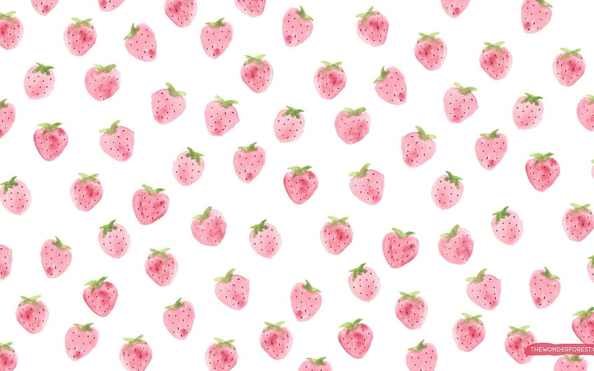 Cute Strawberry All [1600x900] für Ihr , Handy & Tablet, süße ästhetische Erdbeere HD-Hintergrundbild