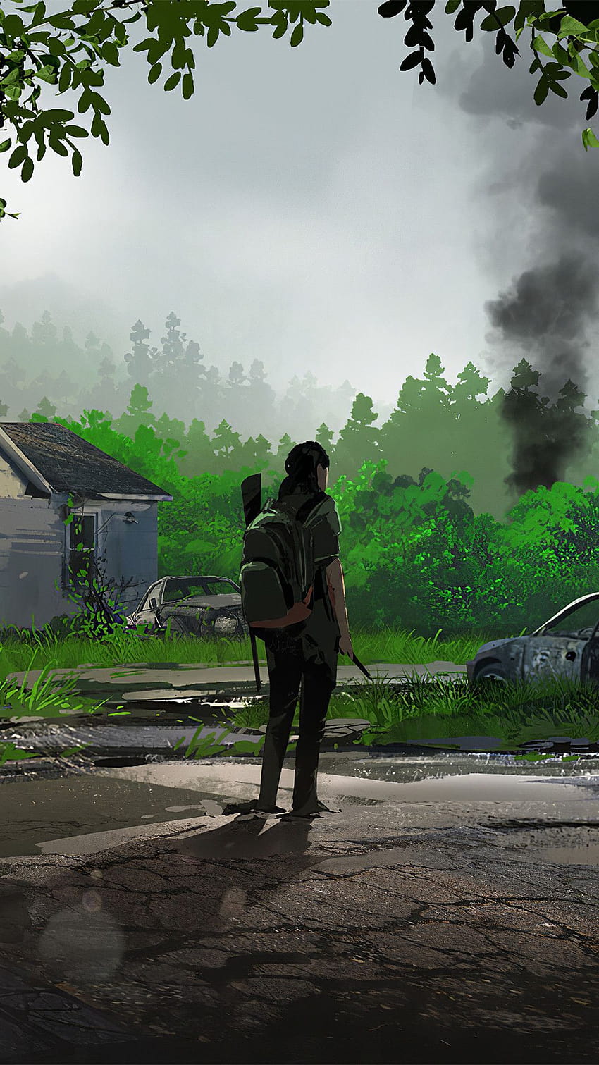 PAPEL DE PAREDE PARA CELULAR  THE LAST OF US PART 2 