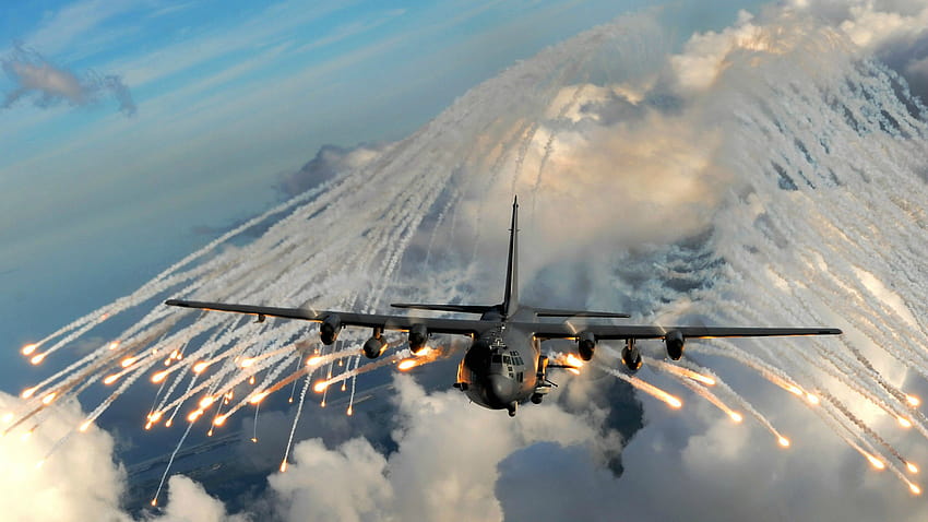 : vehicle, airplane, military aircraft, US Air Force, air force, AC 130, Flight, Takeoff, aviation, wing, atmosphere of earth, fighter aircraft, jet aircraft 2560x1440, air force fighter jets HD wallpaper
