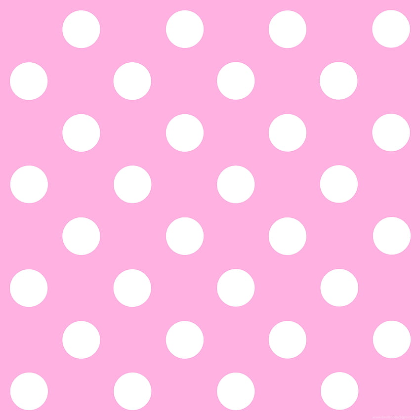 Pink And White Polka Dot ...backgrounds, pink white HD phone wallpaper