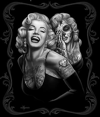 Marilyn Gangsta, Fenrir, HD phone wallpaper