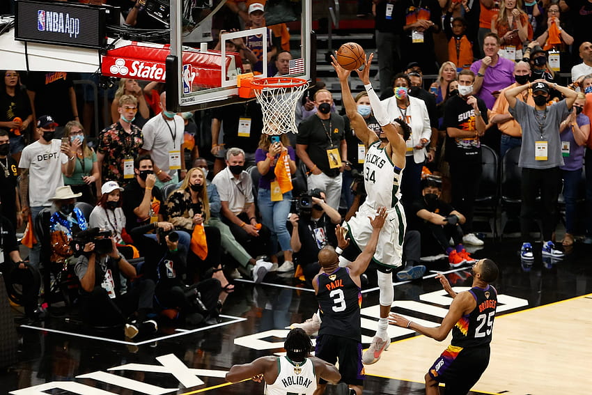 Best Getty of Giannis' dagger dunk in Game 5, giannis antetokounmpo nba champion HD wallpaper