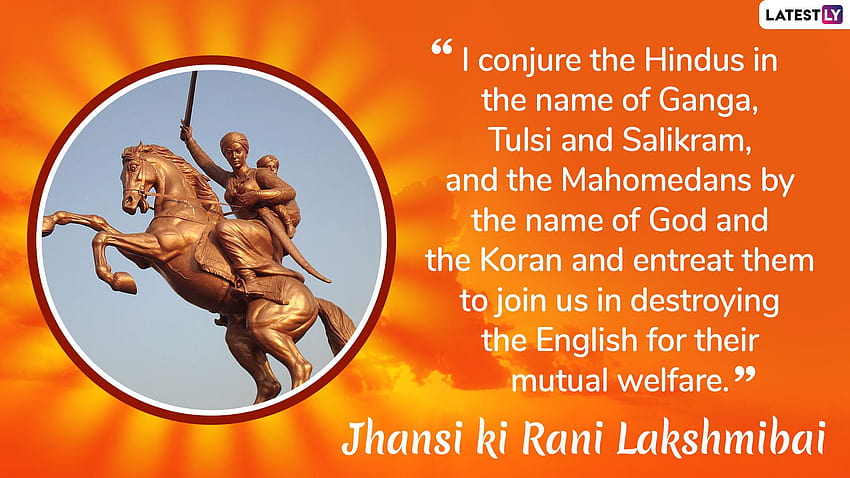 Jhansi Rani Quotes, jhansi ki rani HD wallpaper | Pxfuel