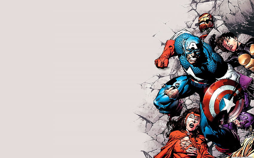 4 Avengers Cartoon, marvel animation HD wallpaper | Pxfuel