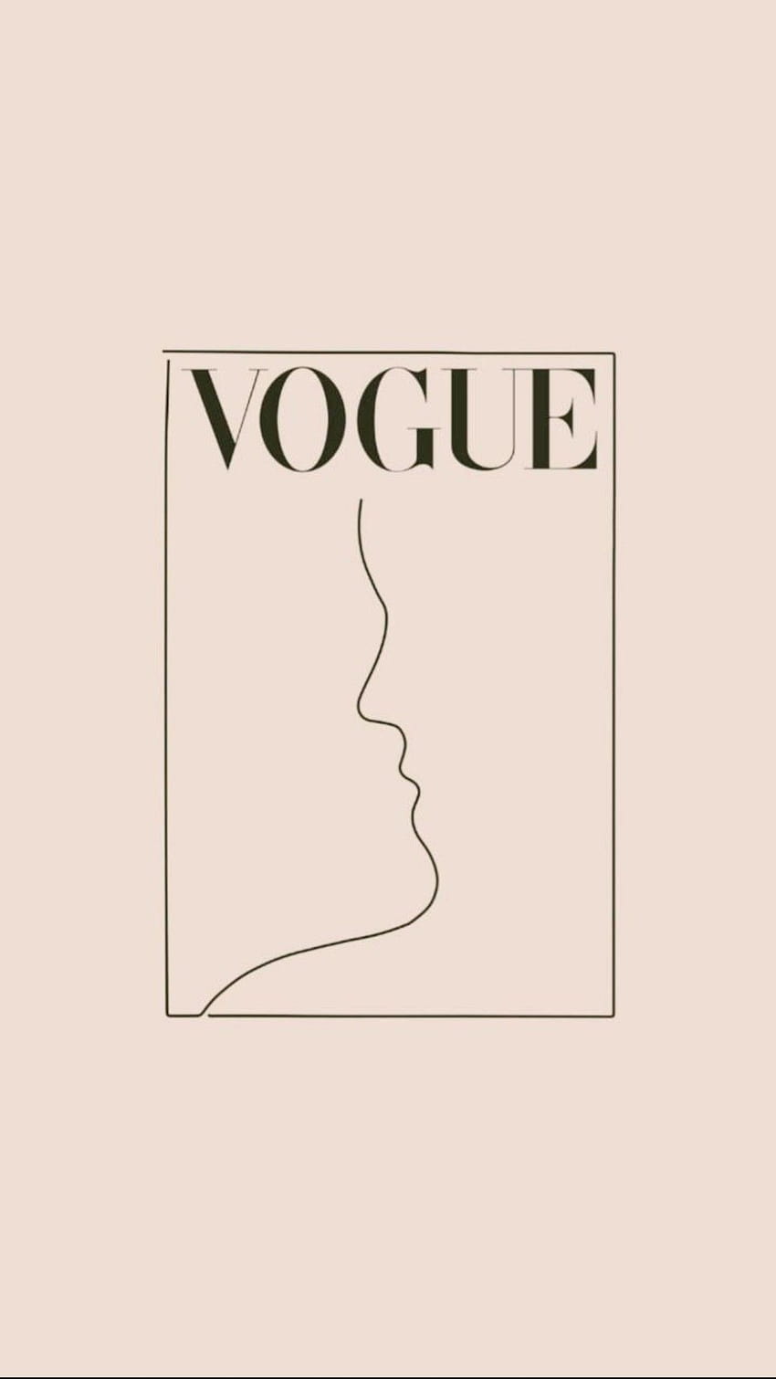 aesthetic ; minimalist ; Vogue, vogue magazine HD phone wallpaper