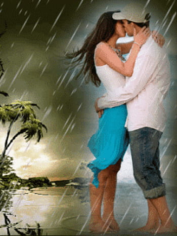 Download On the road in the rain  Romantic wallpapers For Mobile Phone