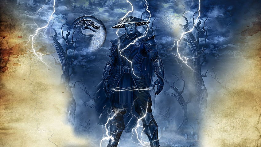 Mortal Kombat Raiden, dios del rayo fondo de pantalla