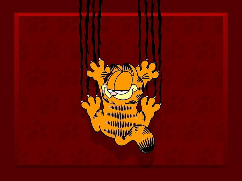 Garfield and Backgrounds, cute garfield HD wallpaper