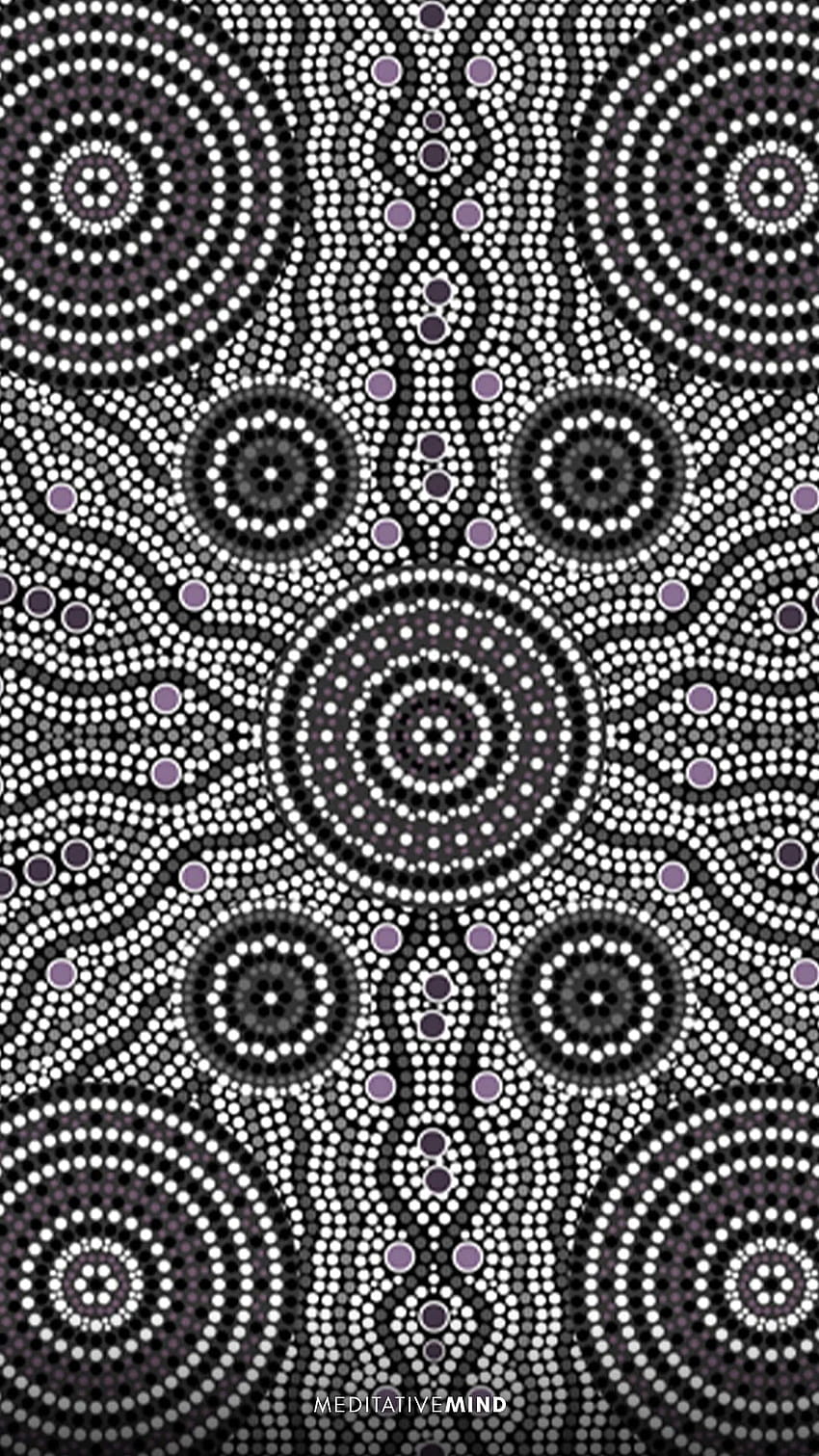 11 points d'art aborigènes incroyablement beaux + peintures aborigènes aborigènes Fond d'écran de téléphone HD