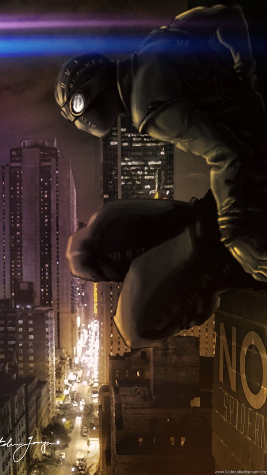 Spiderman Noir. By Destinchill On DeviantArt Backgrounds, spider man noir phone HD phone wallpaper