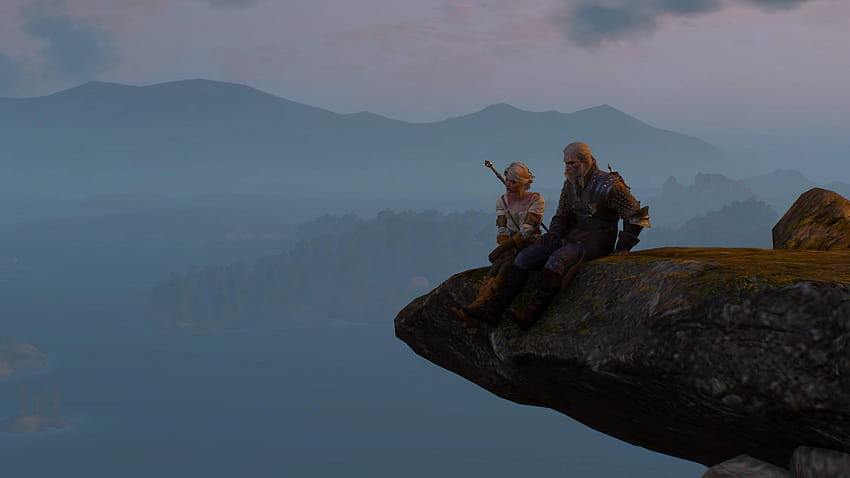 İyi bir Ciri ve Geralt olabilecek basit bir Geralt/Ciri ekran görüntüsü HD duvar kağıdı