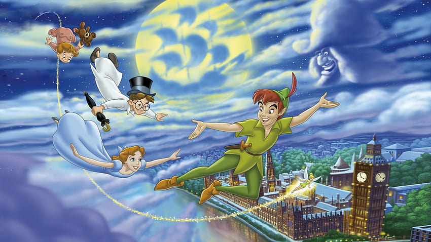 Disney Peter Pan Let's Over London Am besten für Disney Art 3840x2400: 13 HD-Hintergrundbild
