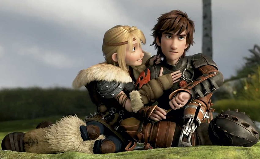 How To, hiccup and astrid HD wallpaper