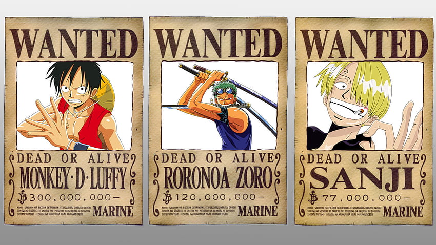 6 One Piece Wanted, sanji wanted poster HD wallpaper