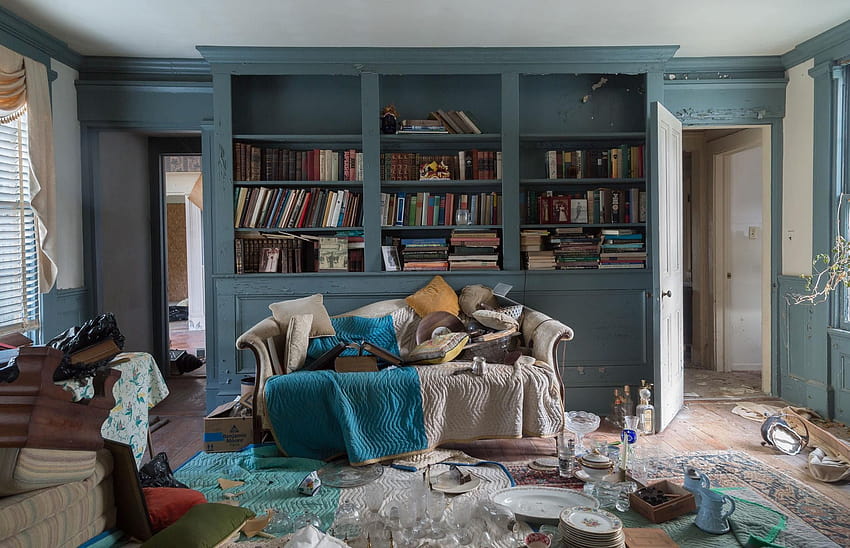 Abandoned living room in 2020 HD wallpaper