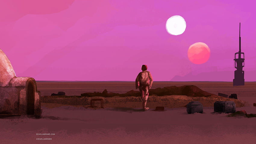 Pink Star Wars HD wallpaper