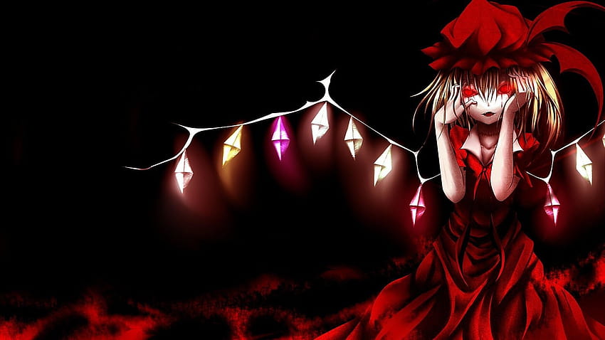 Dark Red Anime, girls red animes HD wallpaper | Pxfuel