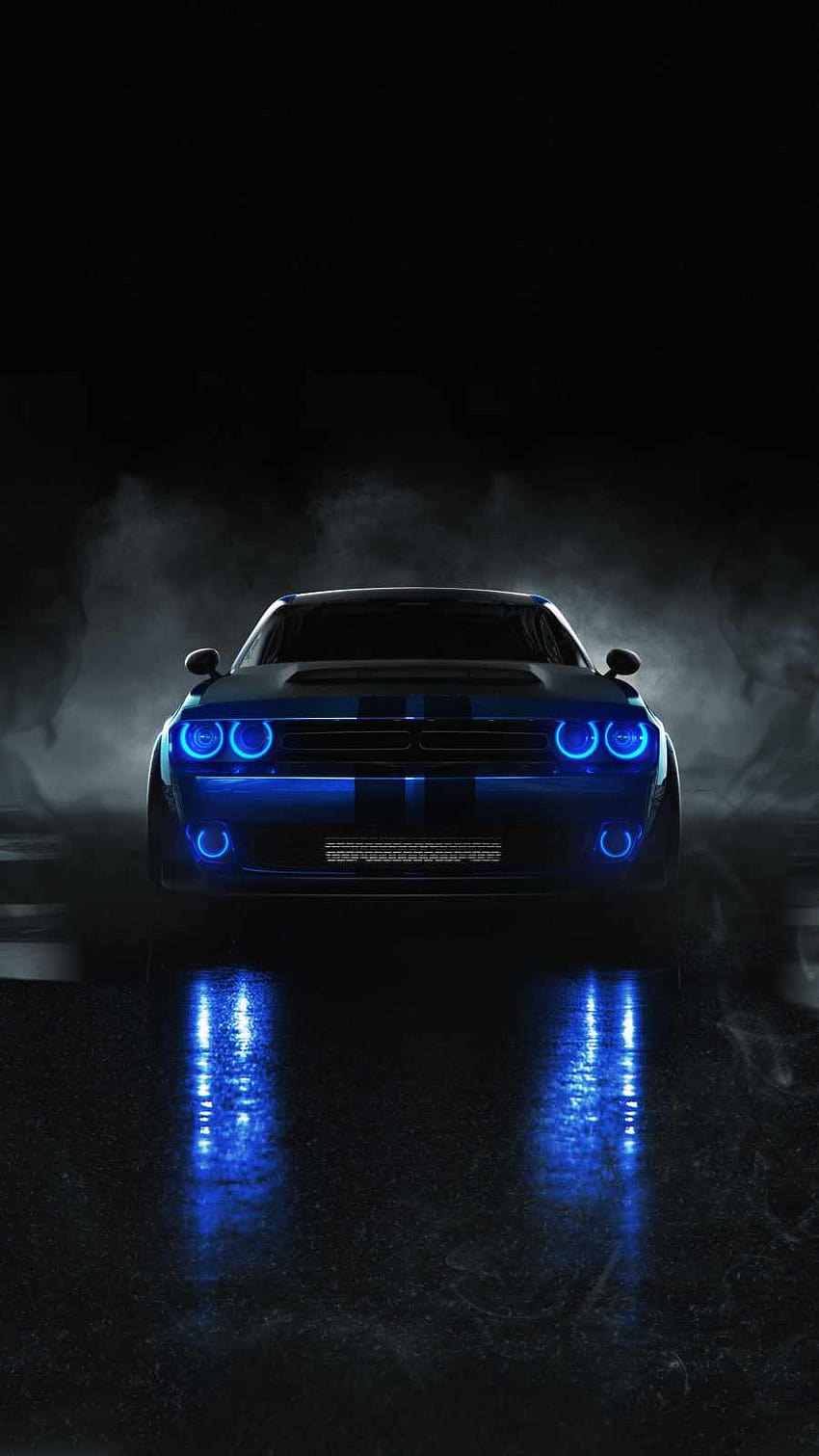 Dodge Challenger Muscle Car 1, voiture musclée 2021 Fond d'écran de téléphone HD