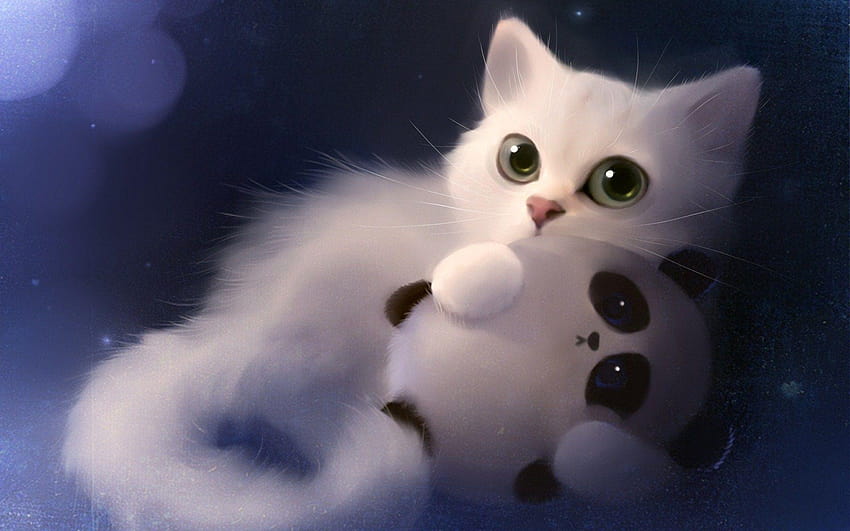 100 Cute and Sweet Cat, cats 3d HD wallpaper