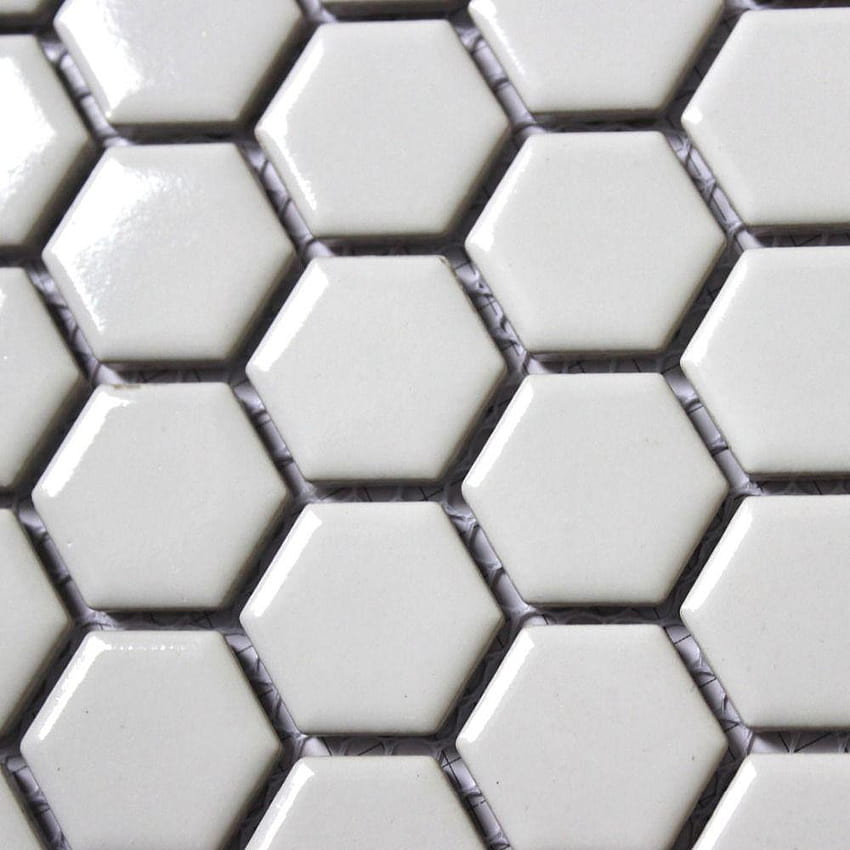 11PCS fashion white hexagon ceramic mosaic kitchen backsplash HD phone wallpaper
