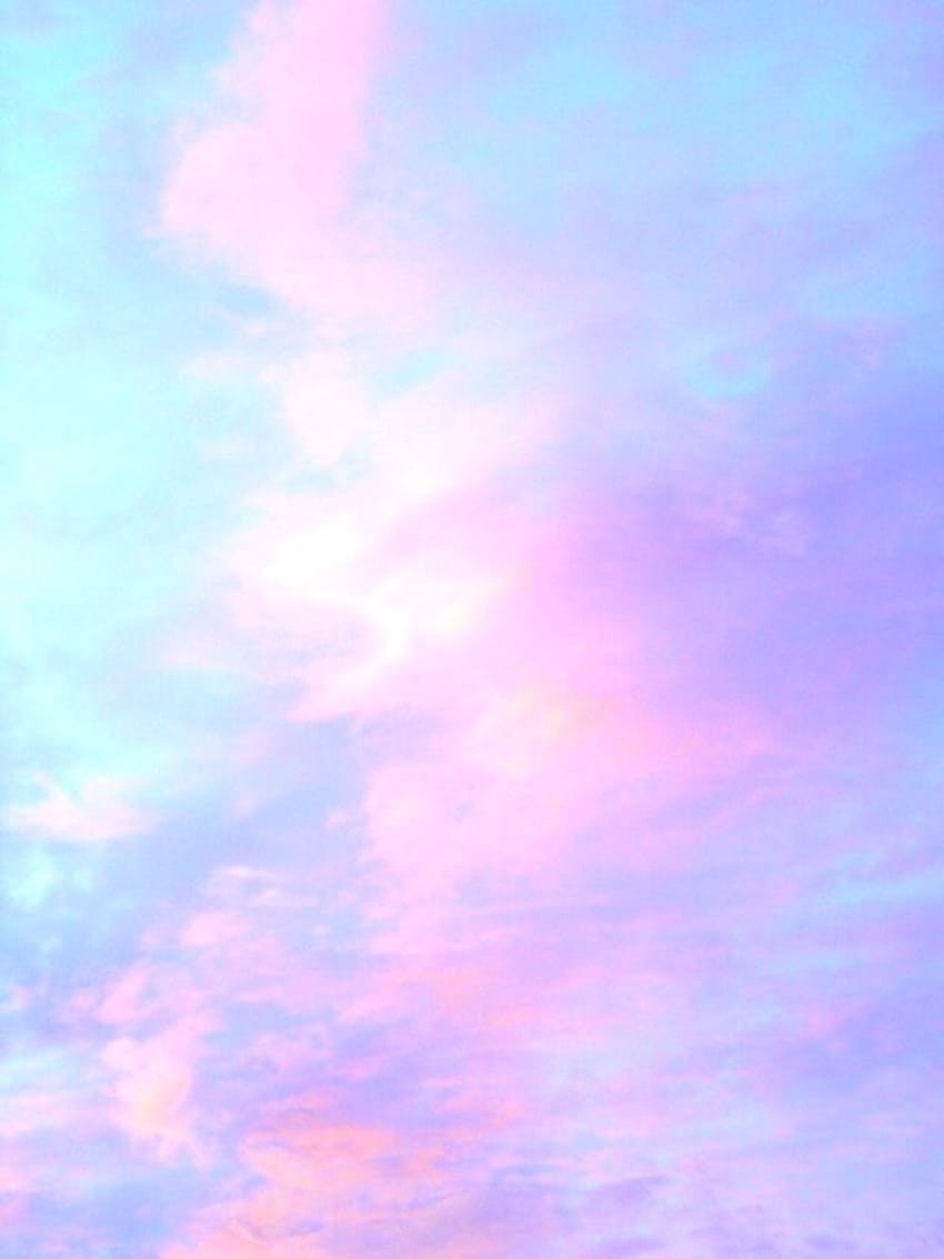 pink purple clouds iphone HD phone wallpaper