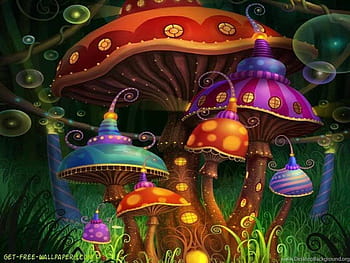 Psychedelic Mushroom Trip Background Music - YouTube