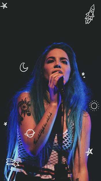 Download free Halsey Black Aesthetic Wallpaper - MrWallpaper.com