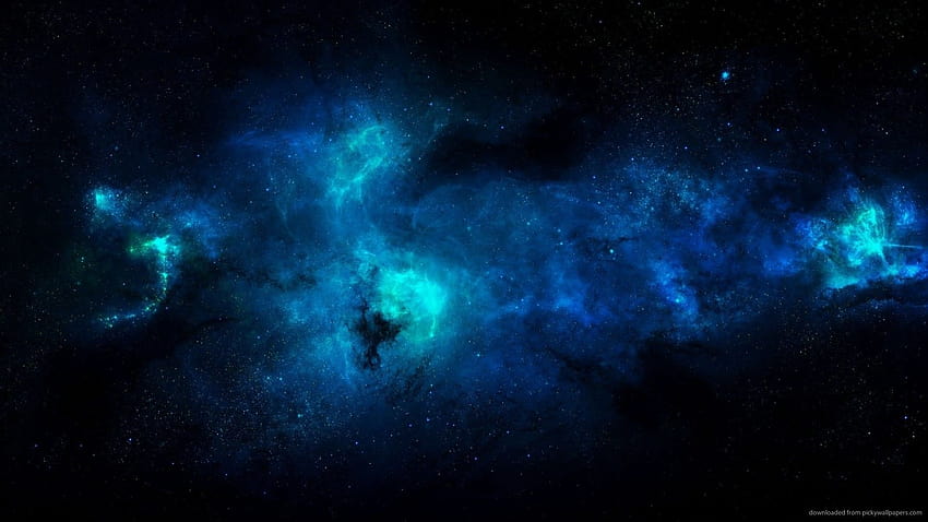 Ideen für Galaxy Dark Blue, cooles ästhetisches Dunkelblau HD-Hintergrundbild