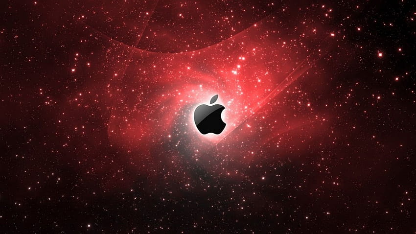 Red Apple Mac Galaxy Backgrounds Macbook, red galaxy HD wallpaper
