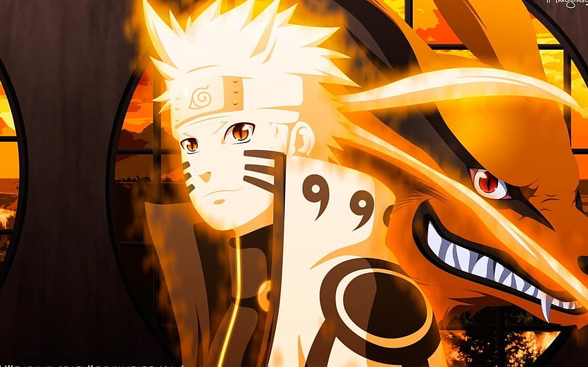 Kurama Kyuubi Naruto: Chakra-Modus Shippuden Uzumaki Naruto, Naruto Kyubi HD-Hintergrundbild
