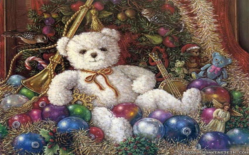 Christmas Bear, christmas teddy bear HD wallpaper | Pxfuel