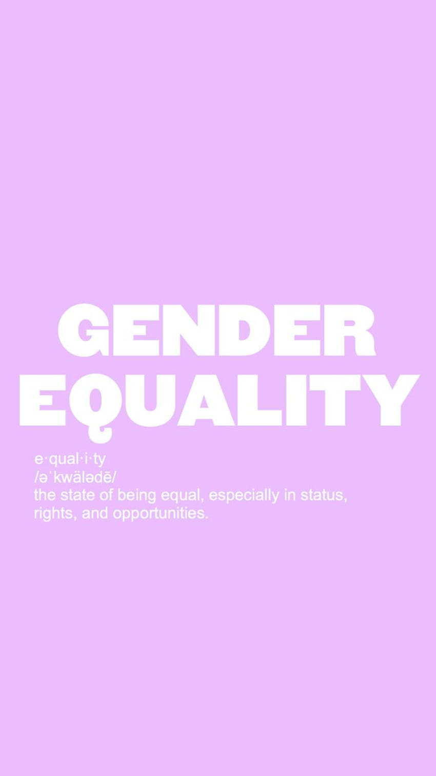 coocietalented on, gender equality HD phone wallpaper