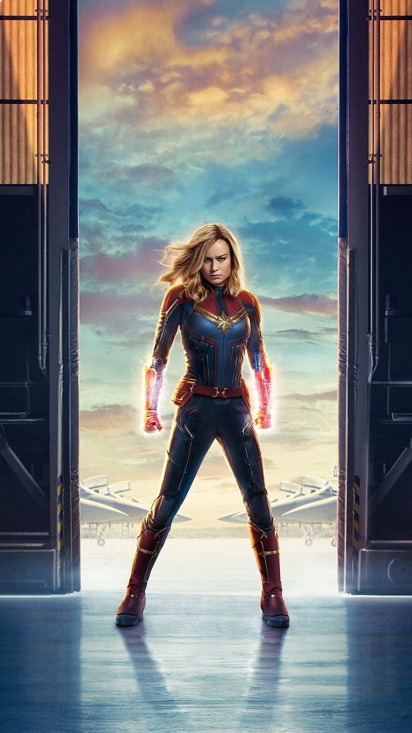 Captain Marvel, Brie Larson, , Movies HD phone wallpaper