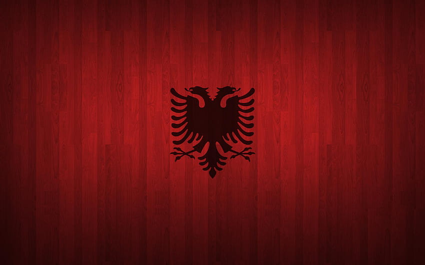 ธงไม้แอลเบเนีย ธงแอลเบเนีย วอลล์เปเปอร์ HD