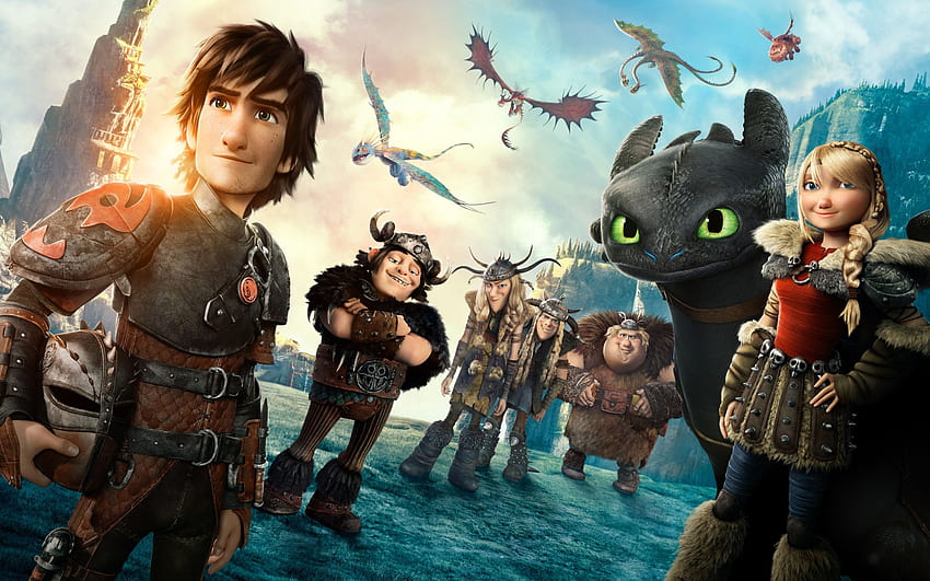 127 Toothless, dragons race to the edge HD wallpaper