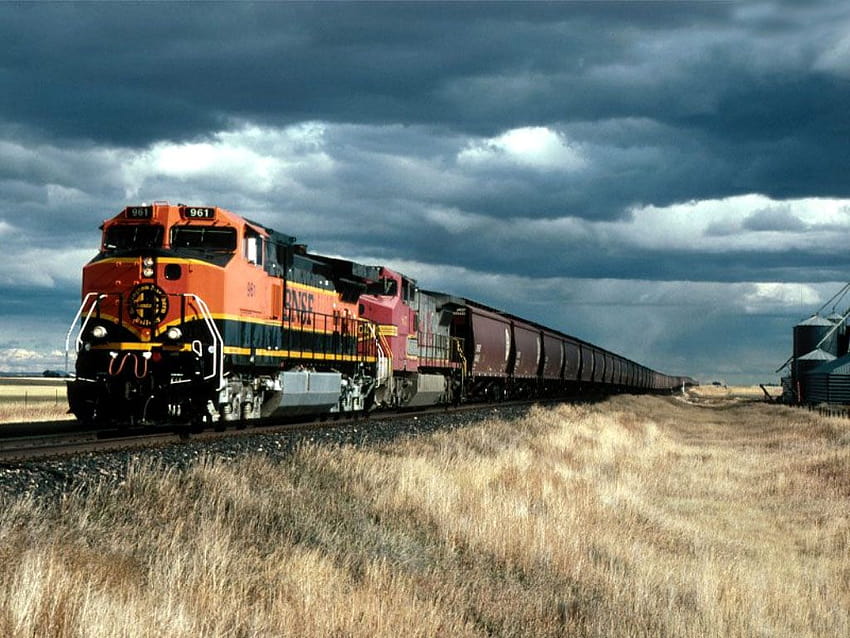 Classic Train graphy 287, bnsf railway HD wallpaper