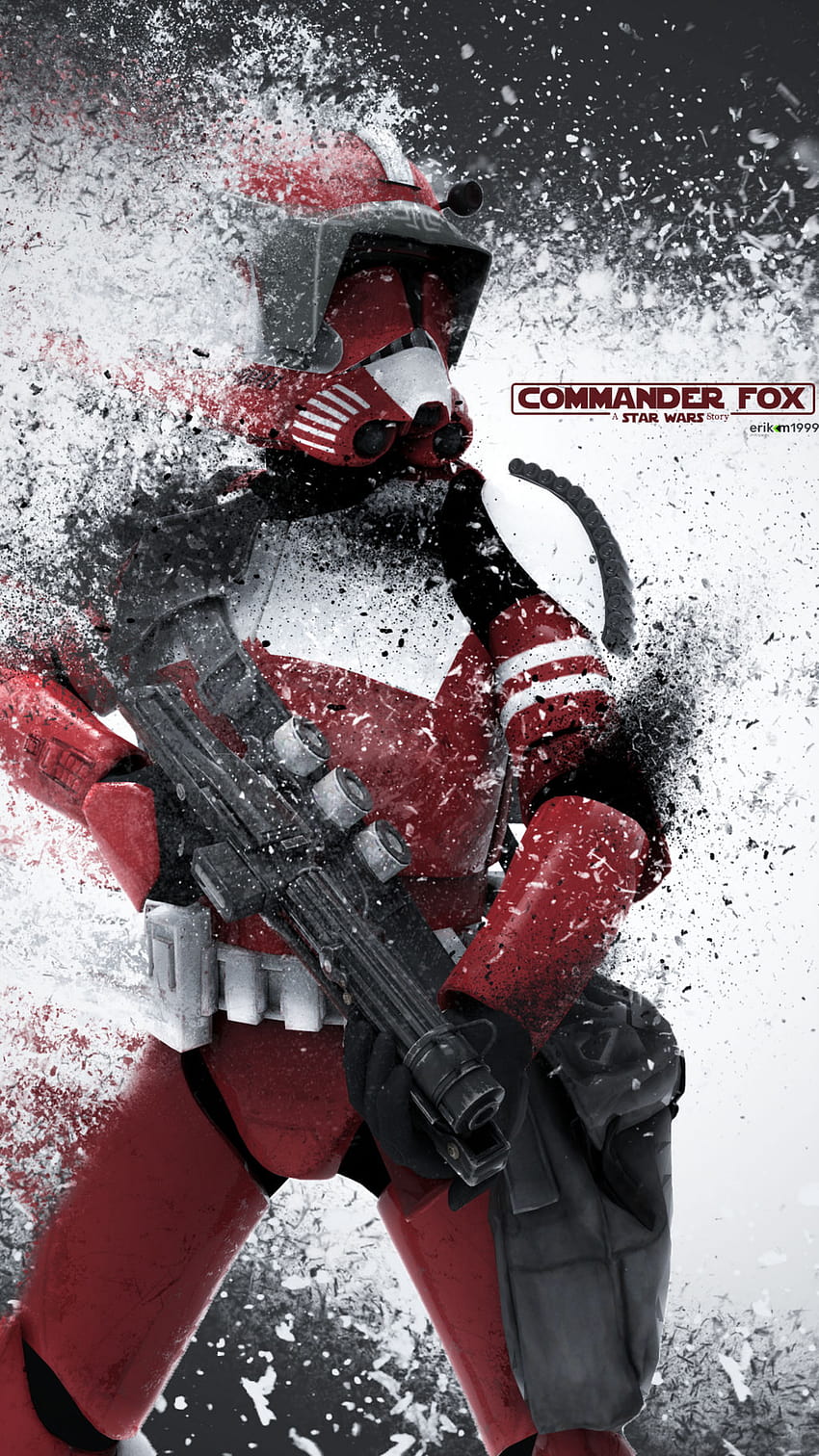 Commander Fox: A Star Wars Story by Erik HD phone wallpaper