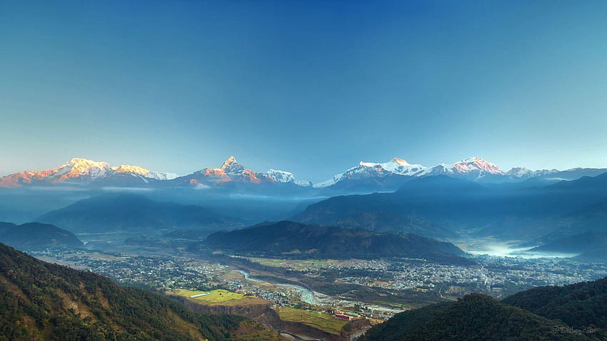 Sarangkot Sunrise, Покхара, Непал HD тапет