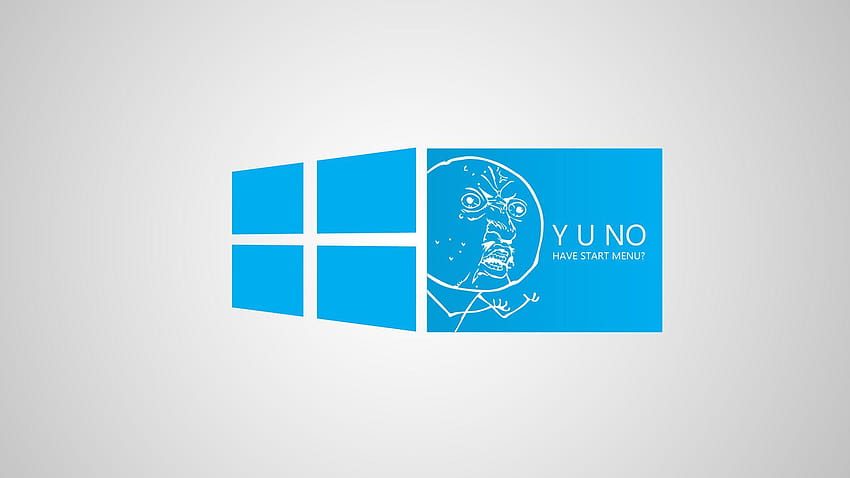 Funny Blue Windows 8 Meme มีมตลกๆ วอลล์เปเปอร์ HD