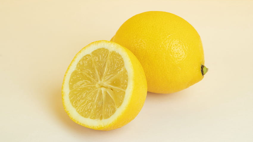 3840x2160 lemon, fruit, citrus, minimalism, yellow u 16:9 backgrounds, lemon yellow HD wallpaper