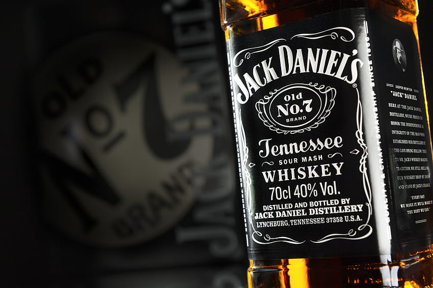 Jack Daniel's, logo di jack daniels Sfondo HD