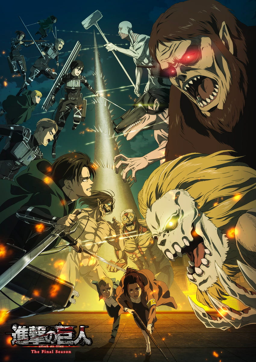 Shingeki no Kyojin: L'ultima stagione Sfondo del telefono HD