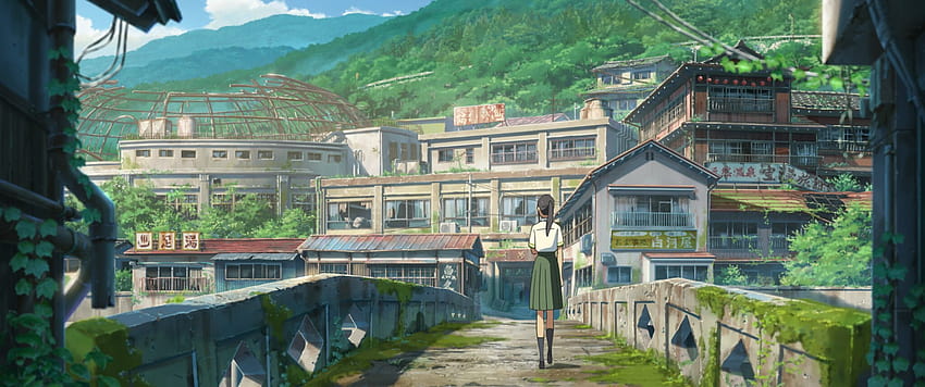 Aqui está o enredo e o trailer do novo anime de Makoto Shinkai, Suzume no Tojimari papel de parede HD
