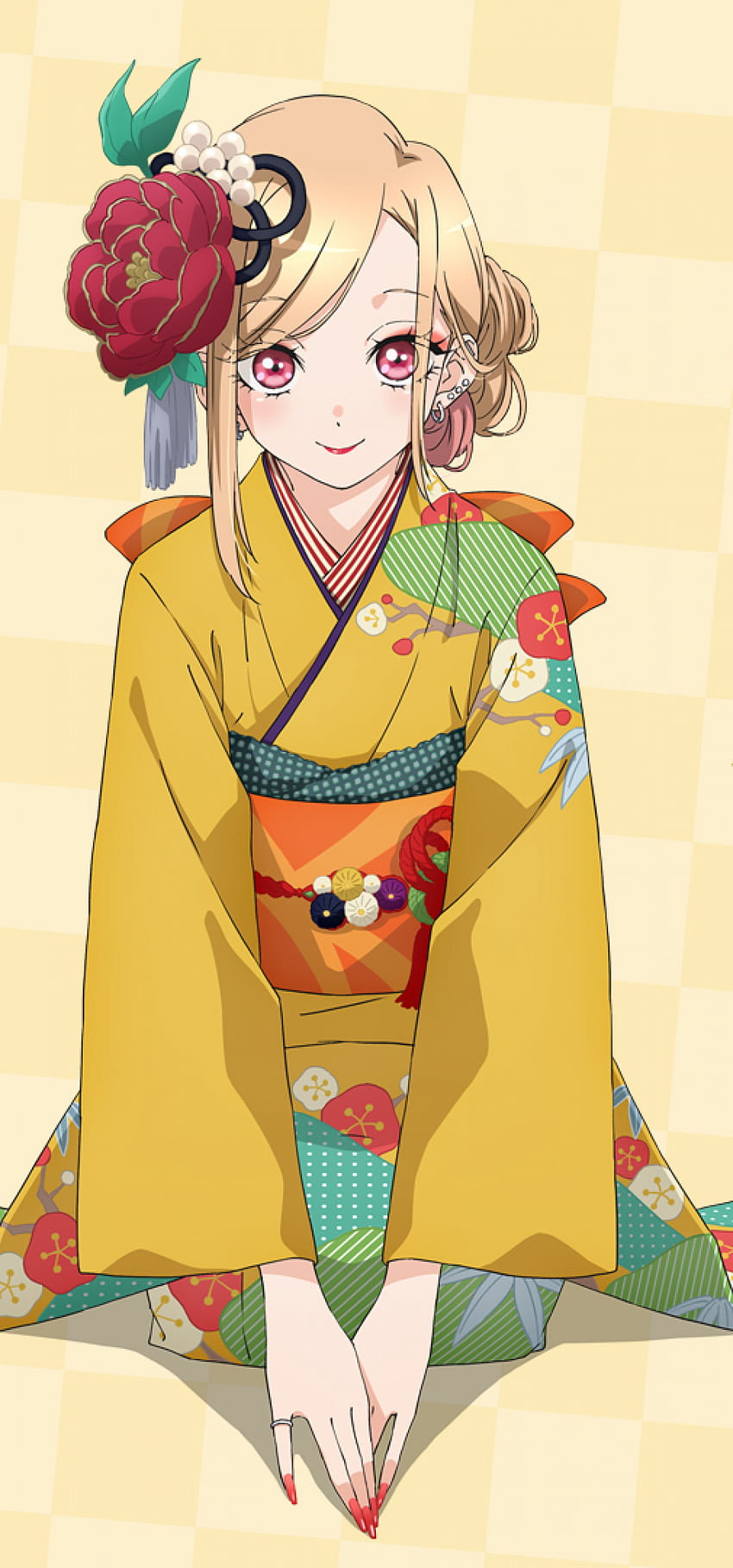 1080x2310 Kitagawa Marin, Sono Bisque Doll Wa Koi Wo Suru, Kimono para Honor View 20, anime pakai kimono fondo de pantalla del teléfono