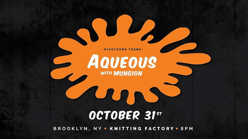 NickALive!: Aqueous to Host '90s Nicktoons Celebration at New York's Knitting Factory on Halloween HD wallpaper