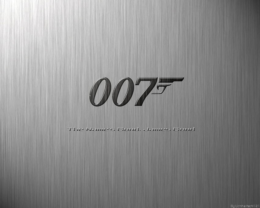 Stal nierdzewna 007 autorstwa UchihaItachi121, logo Jamesa Bonda Tapeta HD