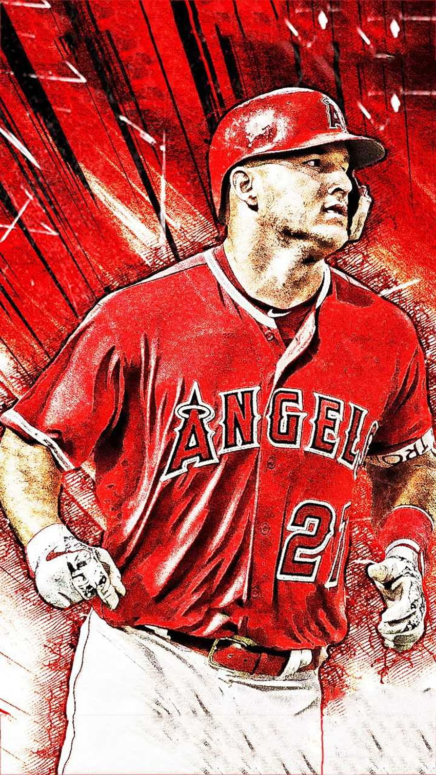 Details more than 60 mike trout wallpapers in.cdgdbentre